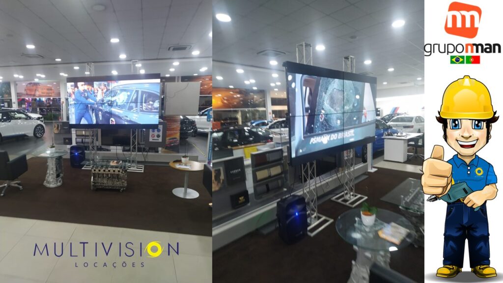 Aluguel de Video Wall para eventos Videowall | Projetos e Soluções Videowall | Projetos e Soluções