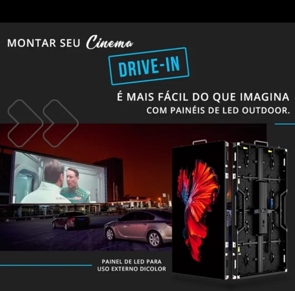 O Cinema Drive-In virou tendência novamente por trazer segurança, conforto, e uma experiência diferente para seus usuários.