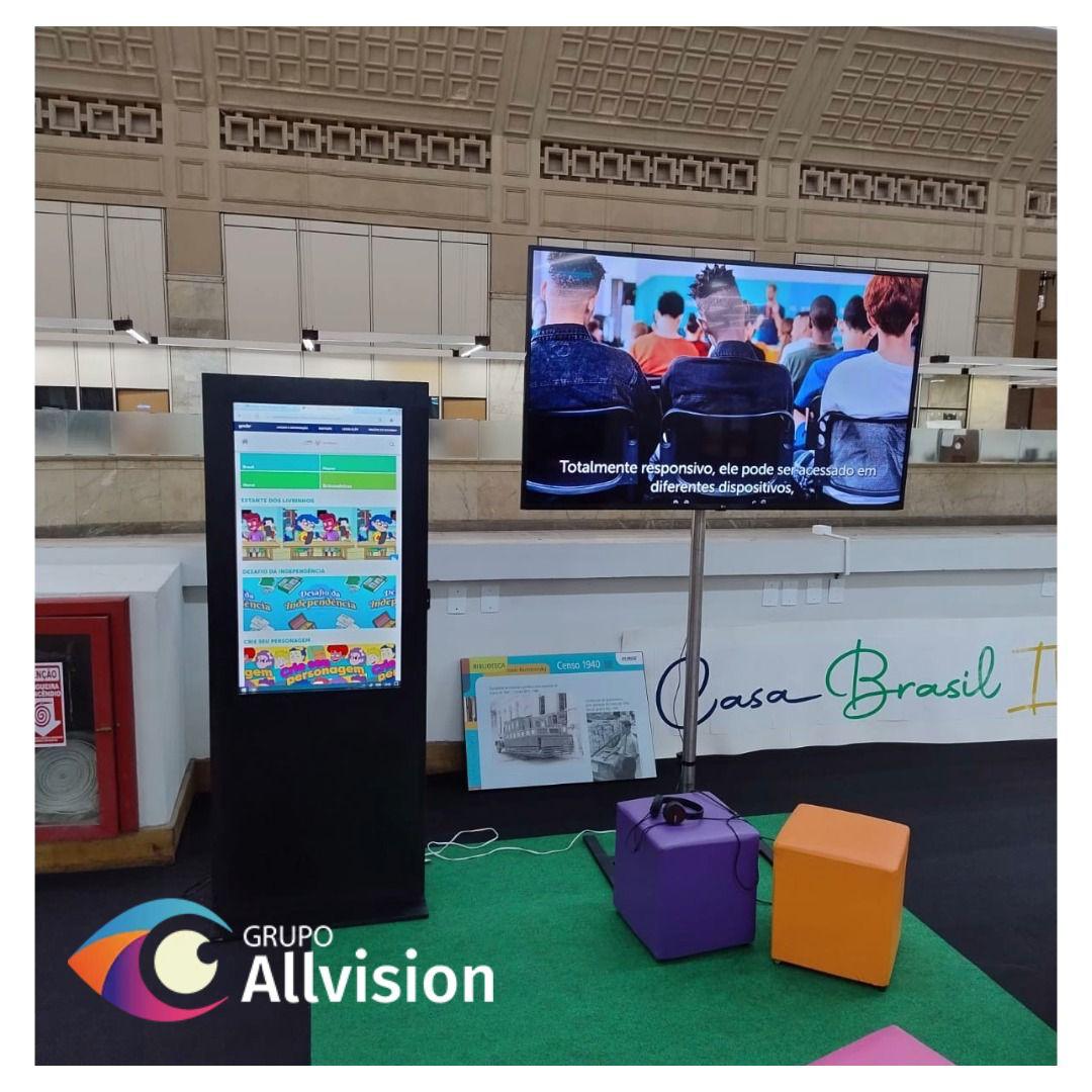 aluguel de totem touch screen - Eventos Digitais Inovadores