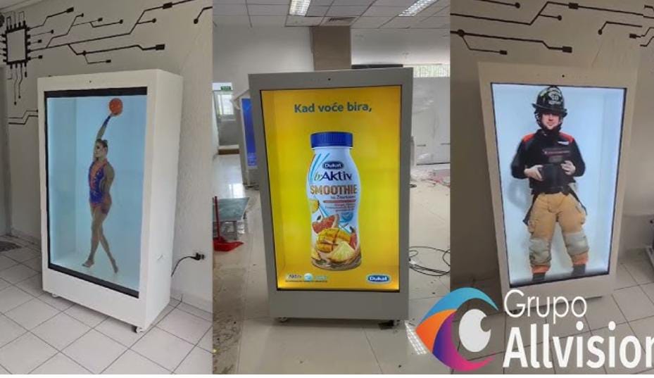 Aluguel de Painel de Led flexível -aluguel de Totem interativo Touch screen-Aluguel de Holobox e holograma 3d em Jaraguá do Sul